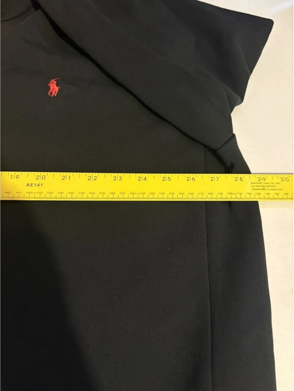 Polo Ralph Lauren Double-Knit Quarter-Snap Mockneck Sweatshirt 2XLT Black